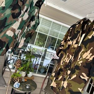 Camouflage tops medium 2 tops see photos
